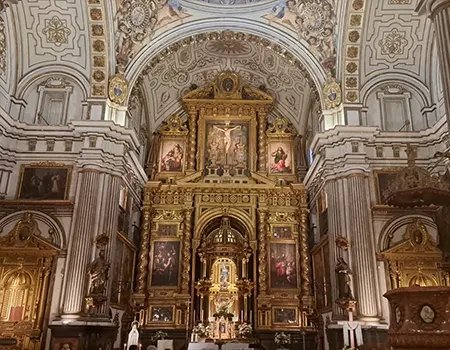 Retablo mayor de San Justo y Pastor